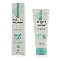 Derma E Natural Mineral Sunscreen Broad Spectrum SPF 30 - Body 113g/4oz