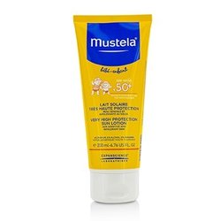 Mustela Very High Protection Sun Lotion SPF50+ - Sun Sensitive & Intolerant Skin 200ml/6.76oz