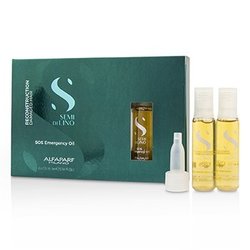 AlfaParf زيت إنقاذ Semi Di Lino Reconstruction (للشعر التالف) 6x13ml/0.44oz