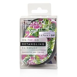 Tangle Teezer Compact Styler On-The-Go Detangling Hair Brush - # Skinny Dip Palm Print 1pc