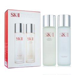 SK II Pitera Deluxe Set: Facial Treatment Clear Lotion 230ml + Facial Treatment Essence 230ml 09125 2x230ml/7.77oz