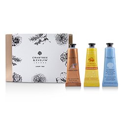 Crabtree & Evelyn Luxury Terapia de Manos Trio (1x Citron & Coriander, 1x Gardeners, 1x La Source) 3x25ml/0.86oz