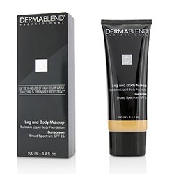 Dermablend Leg and Body Make Up Buildable Liquid Body Foundation Sunscreen Broad Spectrum SPF 25 - #Light Sand 25W (Exp. Date 11/2018) 100ml/3.4oz