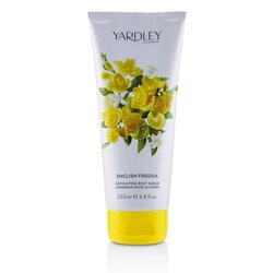 Yardley منظف مقشير للجسم English Freesia 200ml/6.8oz