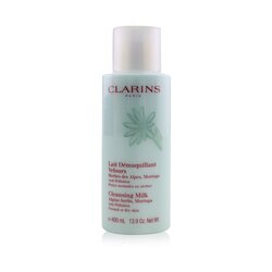 Clarins Anti-Pollution Cleansing Milk With Alpine Herbs, Maringa - Normal or Dry Skin 400ml/14oz