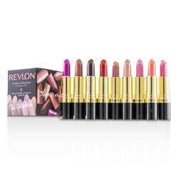 Revlon 9 Super Lustrous Lip Cube Набор (Эксклюзивная Дорожная Коллекция) 9x4.2g/0.15oz