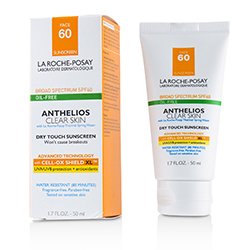La Roche Posay Anthelios Clear Skin Dry Touch Sunscreen For Face SPF 60 - Oil-Free 50ml/1.7oz