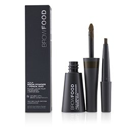 LashFood BrowFood Aqua Brow Powder + Pencil Duo - # Brunette -