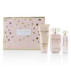 Elie Saab Le Parfum Rose Couture Coffret: Eau De Toilette Spray 90ml/3oz + Floral Body Lotion 75ml/2.5oz + Eau De Toilette Spray 10ml/0.33oz 3pcs