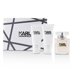 Lagerfeld مجموعة Lagerfeld: أو دو برفوم سبراي 85مل/2.8 أوقية + غسول معطر للجسم 100مل/3.3 أوقية + جل دش معطر 100مل/3.3 أوقية 3pcs