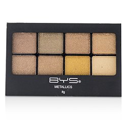 BYS 8 Paleta Metallic Sombra de Ojos - # Metallics Browns 8g/0.27oz