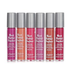 TheBalm Meet Matt(e) Hughes 6 Mini Long Lasting Liquid Lipsticks Kit - # Exclusive New Shades 6pcs