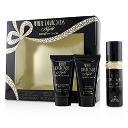 Elizabeth Taylor Zestaw White Diamonds Night Coffret: Eau De Toilette Spray 30ml/1oz + Gentle Moisturizing Body Wash 50ml/1.7oz + Perfumed Body Lotion 50ml/1.7oz 3pcs
