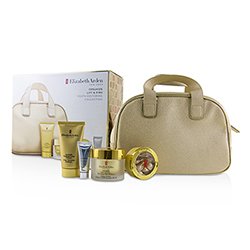 Elizabeth Arden Ceramide Lift & Firm Омолаживающий Набор: Дневной Крем SPF 30 + Капсулы + Очищающий Крем + Обновляющий Бустер + Сумка 4pcs+1bag