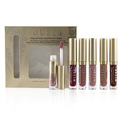 Stila Stay All Day Sparkle All Night Set : (5x Stay All Day Liquid Lipstick, 1x Glitterati Lip Top Coat) 6pcs