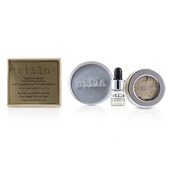 Stila Magnificent Metals Foil Finish Eye Shadow With Mini Stay All Day Liquid Eye Primer - Metallic Pixie Dust 2pcs