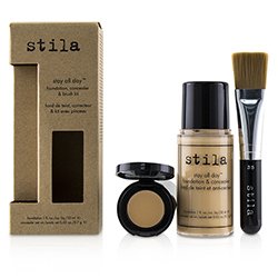 Stila مجموعة أساس Stay All Day، خافي عيوب وفرش - # 2 Fair 2pcs