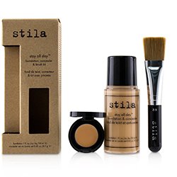 Stila Stay All Day Foundation, Concealer & Brush Kit - # 5 Hue 2pcs