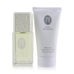 Jessica McClintock مجموعة Jessica McClintock: أو دو برفوم سبراي 100مل/3.4 أوقية + غسول معطر للجسم 148مل/5 أوقية 2pcs