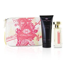 L'Artisan Parfumeur La Chasse Aux Papillons Coffret: Eau De Toilette Spray 50ml/1.7oz + Body Lotion 100ml/3.4oz + 1 pouch 2pcs+pouch