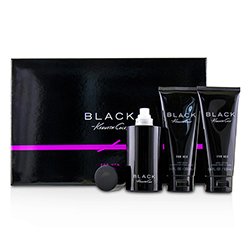 Kenneth Cole Black Coffret: Eau De Parfum Spray 100ml/3.4oz + Loción Corporal 100ml/3.4oz + Gel de Baño & Ducha 100ml/3.4oz 3pcs