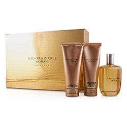 Sean John مجموعة Unforgivale: أو دو برفوم سبراي 125مل/4.2 أوقية + غسول للجسم 100مل/3.4 أوقية + جل حمام ودش 100مل/3.4 أوقية 3pcs