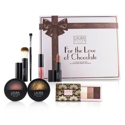 Laura Geller For The Love Of Chocolate Una Colección de 7 Piezas de Delicias de Belleza de Chocolate - # Tan 7pcs