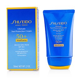 資生堂 Ultimate Sun Protection Cream WetForce For Face SPF 50+ 50ml/2oz