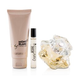 Montblanc Lady Emblem Coffret: Eau De Parfum Spray 75ml/2.5oz + Loción Corporal Perfumada 100ml/3.3oz + Eau De Parfum Spray 7.5ml/0.25oz 3pcs