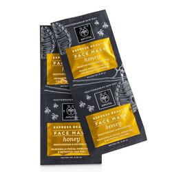 Apivita Express Beauty Mascarilla Facial con Miel (Hidratante & Nutritiva) 6x(2x8ml)