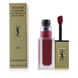 Yves Saint Laurent Płynna pomadka do ust Tatouage Couture The Metallics - # 106 Gilded Fuchsia Rivals 6ml/0.2oz