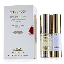 Swissline Cell Shock Lip & Eye Edition Set: Lip Zone Corrective Complex + Eye Zone Lifting Complex II 2x15ml/0.5oz