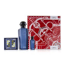 Hermes Eau De Citron Noir Coffret: Eau De Cologne Spray 100ml/3.3oz + Jabón Perfumado 50g/1.7oz + Eau De Cologne 7.5ml/0.25oz 3pcs
