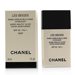 שאנל Les Beiges Sheer Healthy Glow Tinted Moisturizer SPF 30 קרם לחות בעל גוון - # Deep 30ml/1oz