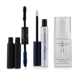 RevitaLash Eye Perfecting Gift Collection : (1x Eyebrow Conditioner, 1x Conditioning Eye Makeup Remover, 1x Volumizing Mascara Black) 3pcs