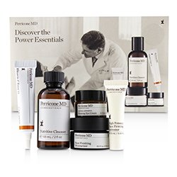 Perricone MD Discover The Power Essentials Kit: Nutritive Cleanser+Firming Activator+Finishing Moisturizer+Eye Cream+Vitamin C Ester 5pcs