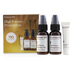ドクターペリコン High Potency Prescription Kit: Evening Repair 30ml + Amine Face Lift 30ml + Eye Lift 5ml 3pcs