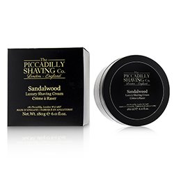 Taylor Of Old Bond Street The Piccadilly Shaving Co. Sandalwood Luxury Shaving Cream 180g/6oz