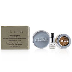 Stila Magnificent Metals Foil Finish Eye Shadow With Mini Stay All Day Liquid Eye Primer - Comex Copper (Box Damaged) 2pcs