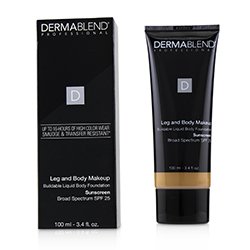 Dermablend Leg and Body Make Up Buildable Liquid Body Foundation Sunscreen Broad Spectrum SPF 25 - #Tan Honey 45W (Exp. Date 11/2019) 100ml/3.4oz