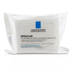 La Roche Posay Effaclar Toallitas Limpiadoras Aclarantes Libre de Aceite 25wipes