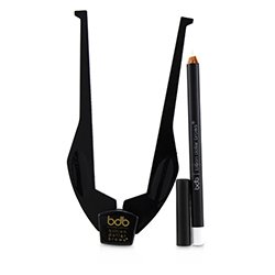 Billion Dollar Brows The Brow Buddy Kit - 1x Brow Buddy - Black, 1x White Pencil 2pcs
