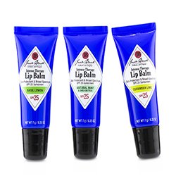 杰克布莱克 The Balm Squad Gift Set: Intense Therapy Lip Balm SPF25 (Natural Mint & Shea Butter + Cucumber Lime + Basil Lemon) 3pcs