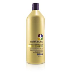 Pureology Nano Works Gold Shampoo (Youth-Renewing Formula For Demanding Colour-Treated Hair) 1000ml/33.8oz