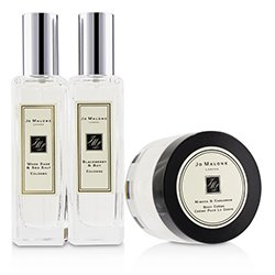 Jo Malone Coffret: Blackberry & Bay Cologne Spray 30ml/1oz + Wood Sage & Sea Salt Cologne Spray 30ml/1oz + Mimosa & Cardamom Body Creme 50ml/1.7oz 3pcs