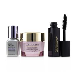 Estee Lauder Set Beautiful Eyes (Levanta+Reafirma): Resilience Lift Crema de Ojos 15ml + Pro Perfeccionista 7ml + Pure Color Envy Pestañas #01 Black 2.8ml 3pcs