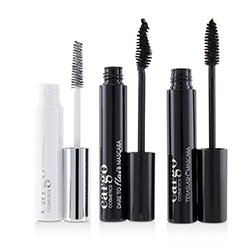 Cargo مجموعة Mascara: 1x مسكارا Dare To Flair، 1x مسكارا Texalash، 1x مسكارا Swimmables مضادة للماء 3pcs