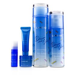 Laneige Dream & Glow Holiday Edition Набор: Skin Refiner Тоник 200мл + Балансирующая Эмульсия 120мл + Увлажняющая Эссенция 5мл + Увлажняющий Крем 10мл + Ночная Увлажняющая Маска 15мл 5pcs