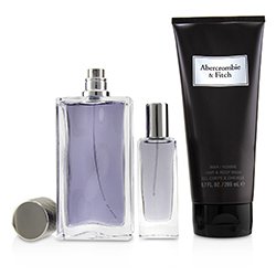 A&F 亞伯克朗比及費區 本能淡香水套裝: 淡香水噴霧 100ml/3.4oz + 洗髮沐浴露 200ml/6.7oz + 淡香水噴霧 15ml/0.5oz 3pcs