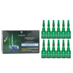 Rene Furterer Triphasic Reactional Anti-Hair Loss Ritual Tratamiento Para Pérdida de Cabello Repentina 12x5ml/0.16oz